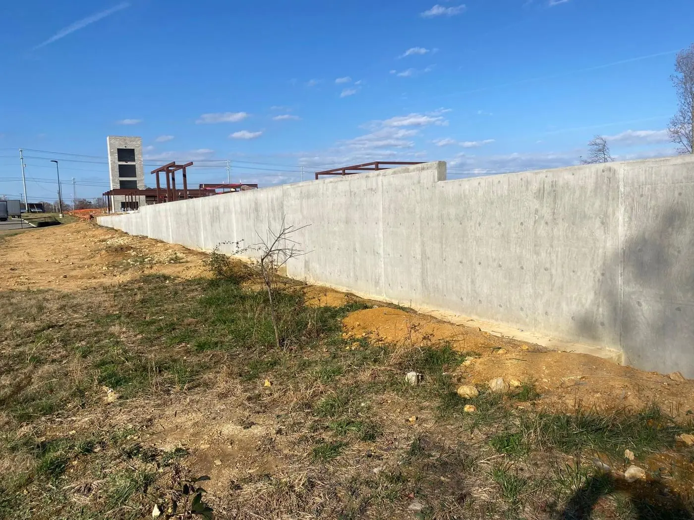 Pumas Concrete, Vapor Barrier & Rebar during Concrete Slab Installation in Nashville