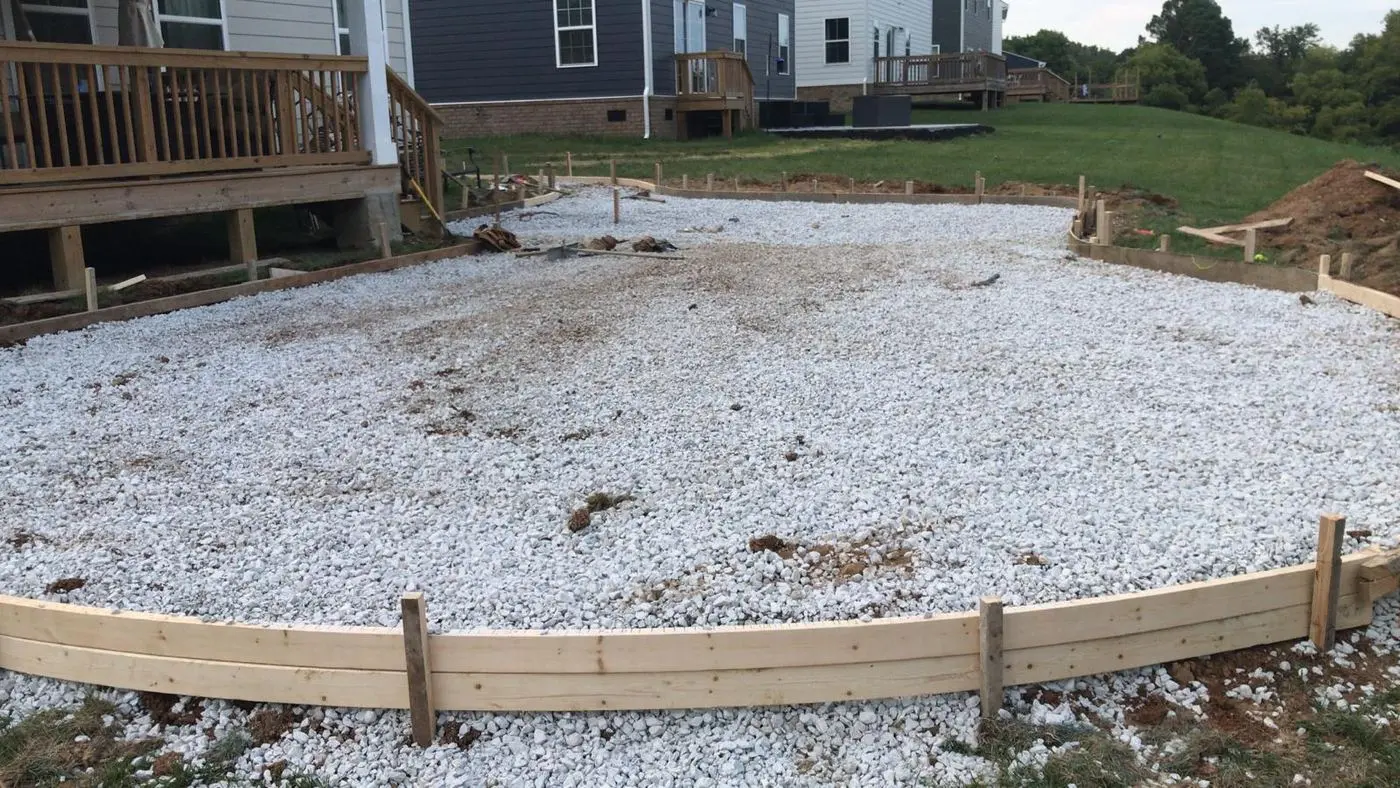 Pumas Concrete, Surface Retarder Application during Exposed Aggregate Concrete in Nashville