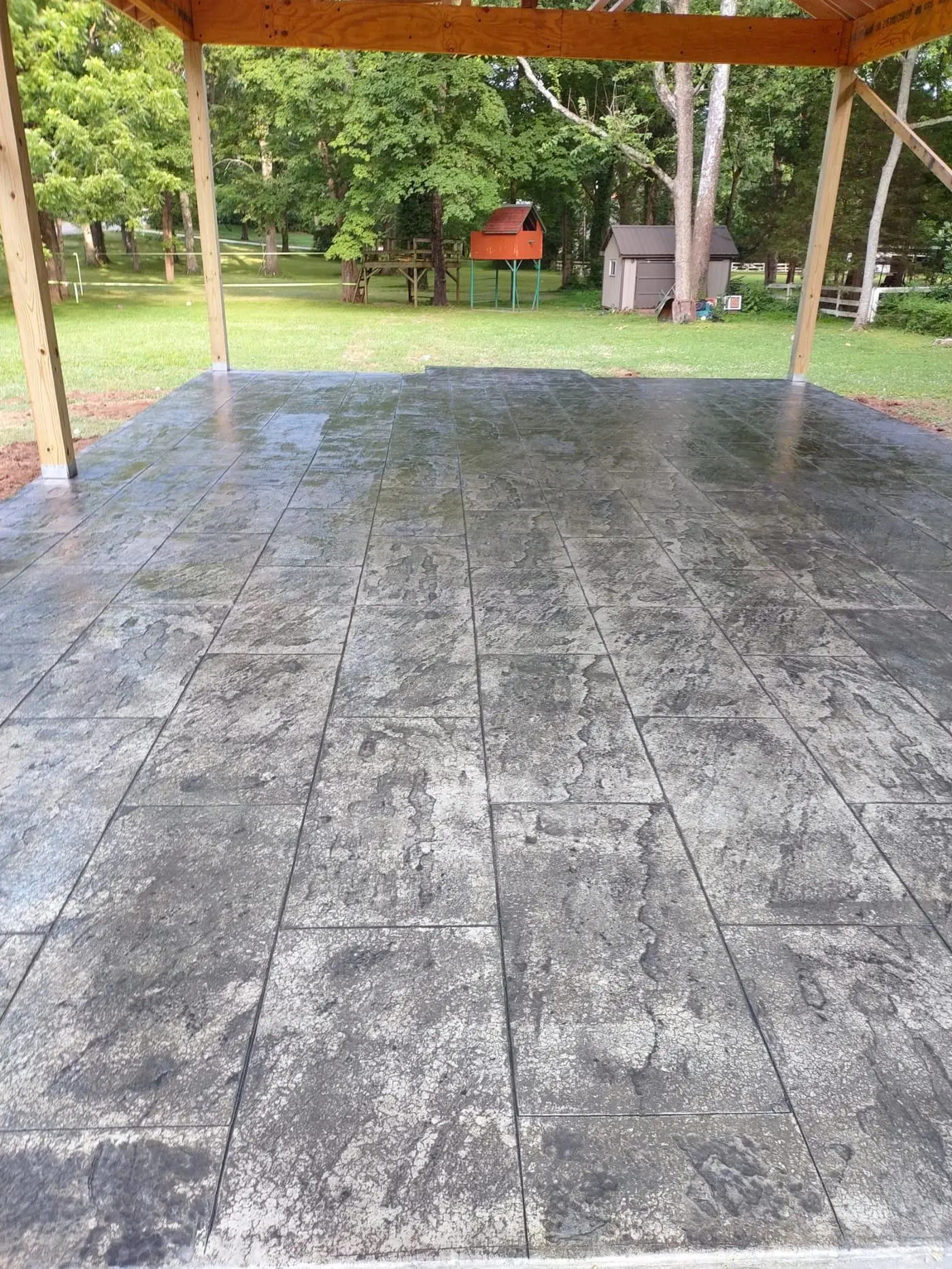 Pumas Concrete, Site & Design Evaluation during California Sand Finish in Nashville