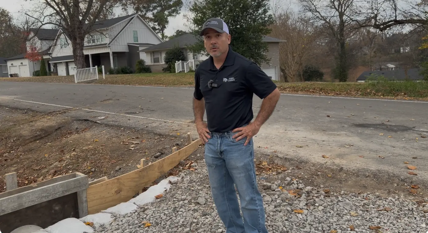 Pumas Concrete, Entry Architecture Review during Concrete Porch & Front Entry in Nashville