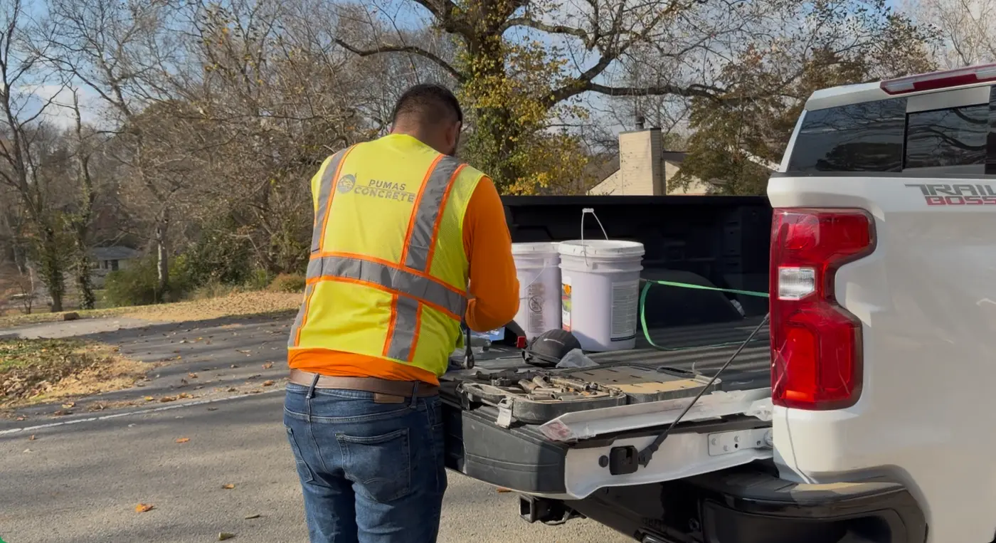 Pumas Concrete, Sub-base Preparation during Commercial Concrete Contractor Nashville TN in Nashville