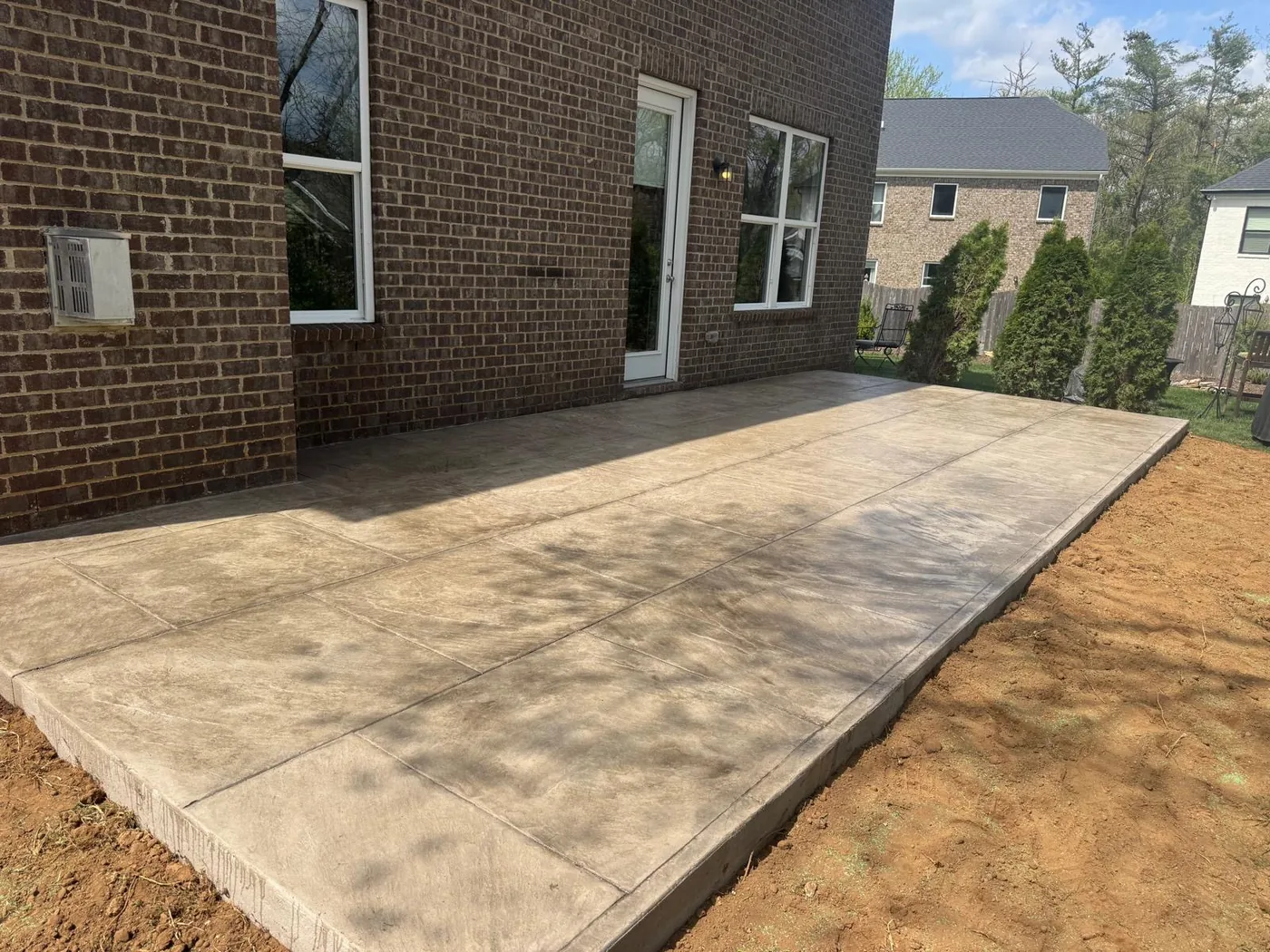 Pumas Concrete Patio project