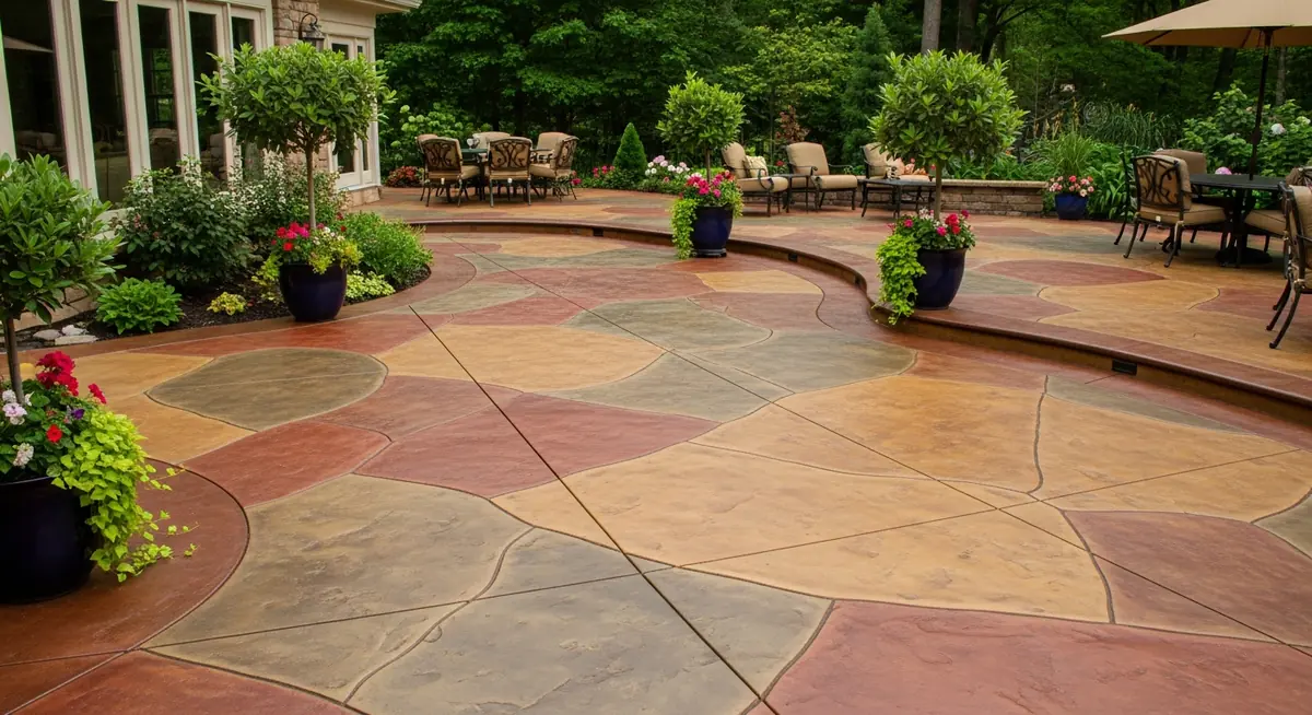 Pumas Concrete decorative project in Franklin, TN