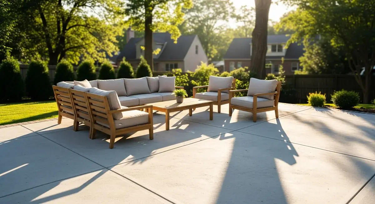 Pumas Concrete patio project in Cool Springs, TN
