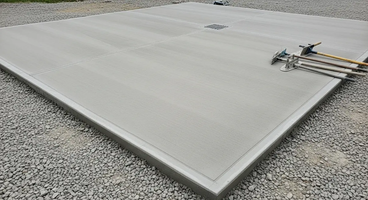 Pumas Concrete, Concrete Slab Installation job site in Nashville, TN