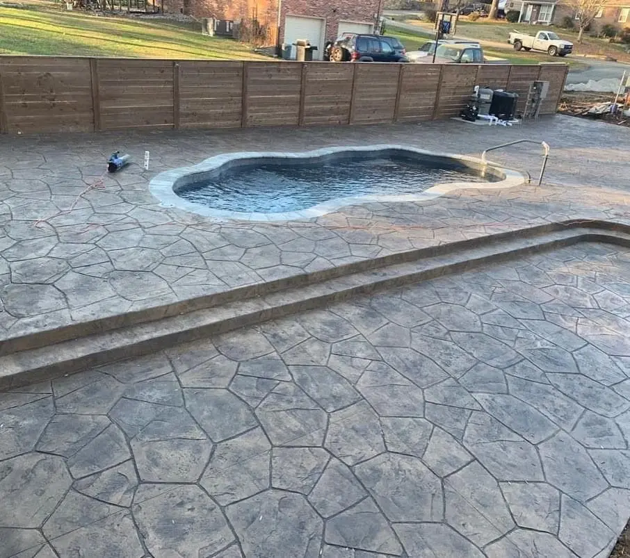 Pumas Concrete decorative project in Spring Hill, TN