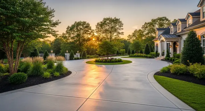 Luxury Concrete Driveways project by Pumas Concrete