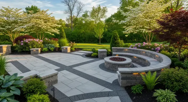 Outdoor Living Hardscapes project by Pumas Concrete