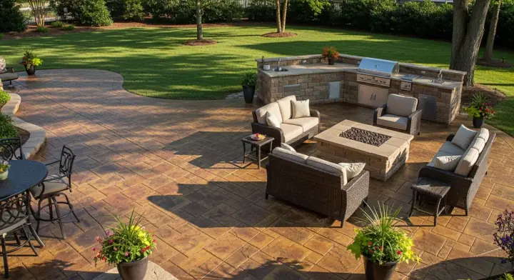 Stamped Concrete project by Pumas Concrete